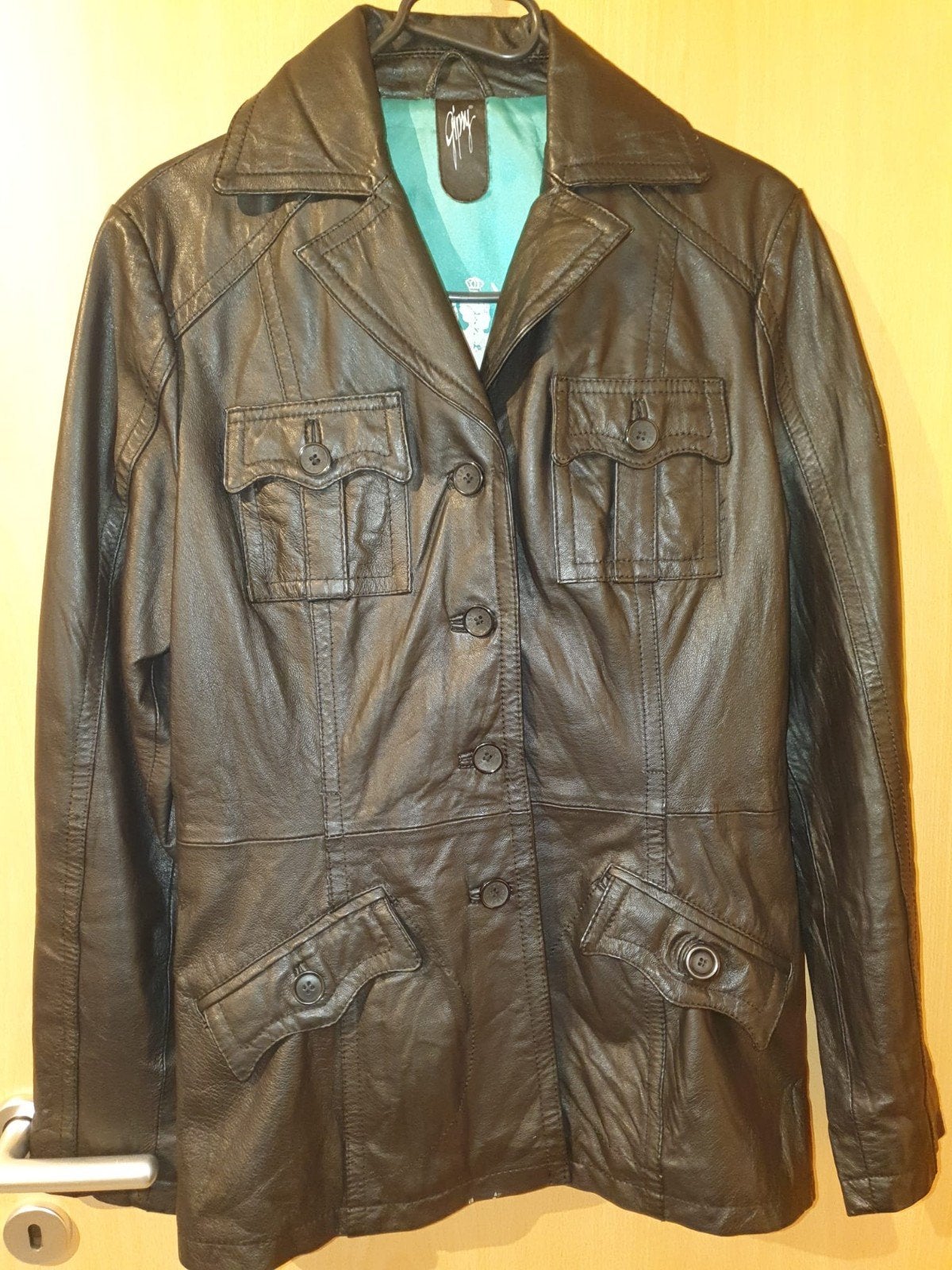 leren  jas, Kleding | Dames, Zwart, Ophalen of Verzenden, Zo goed als nieuw, Gipsy
