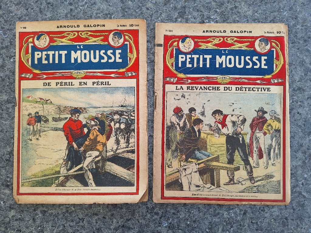 Galopin Petit Mousse 99+104 (jaren 30), Boeken, Ophalen of Verzenden, Gelezen, Sport en Vrije tijd