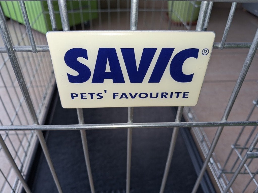 Cage de transport SAVIC L 80 cm L 55 cm H 60 cm, Animaux & Accessoires, Enlèvement, Comme neuf