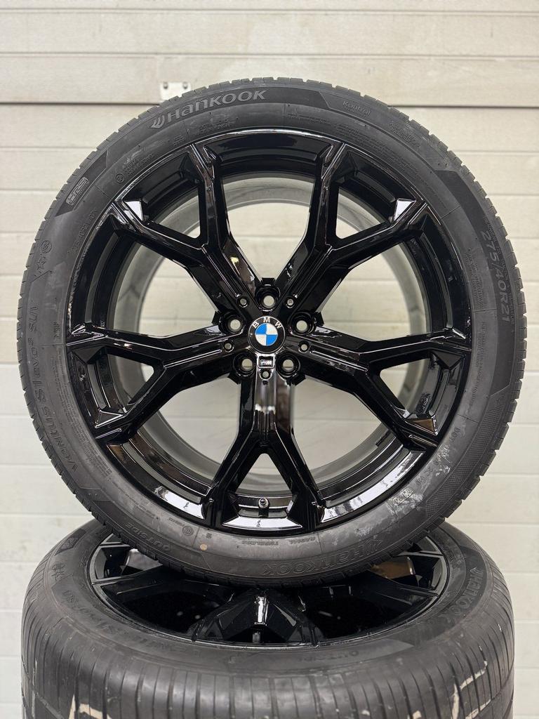DEMO 21’’ BMW X5 X6 G05 G06 VELGEN ZOMERBANDEN ORIG 741M * R, Auto-onderdelen, Banden en Velgen, Gebruikt, -, 275 mm, -