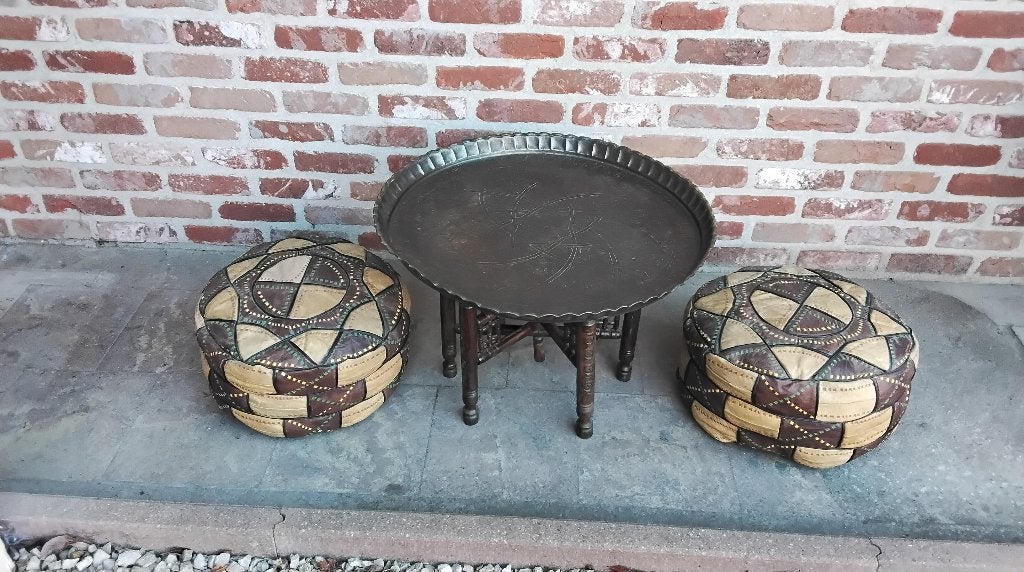 Bijzettafel, Overige materialen, Gebruikt, Rond, 55 tot 75 cm