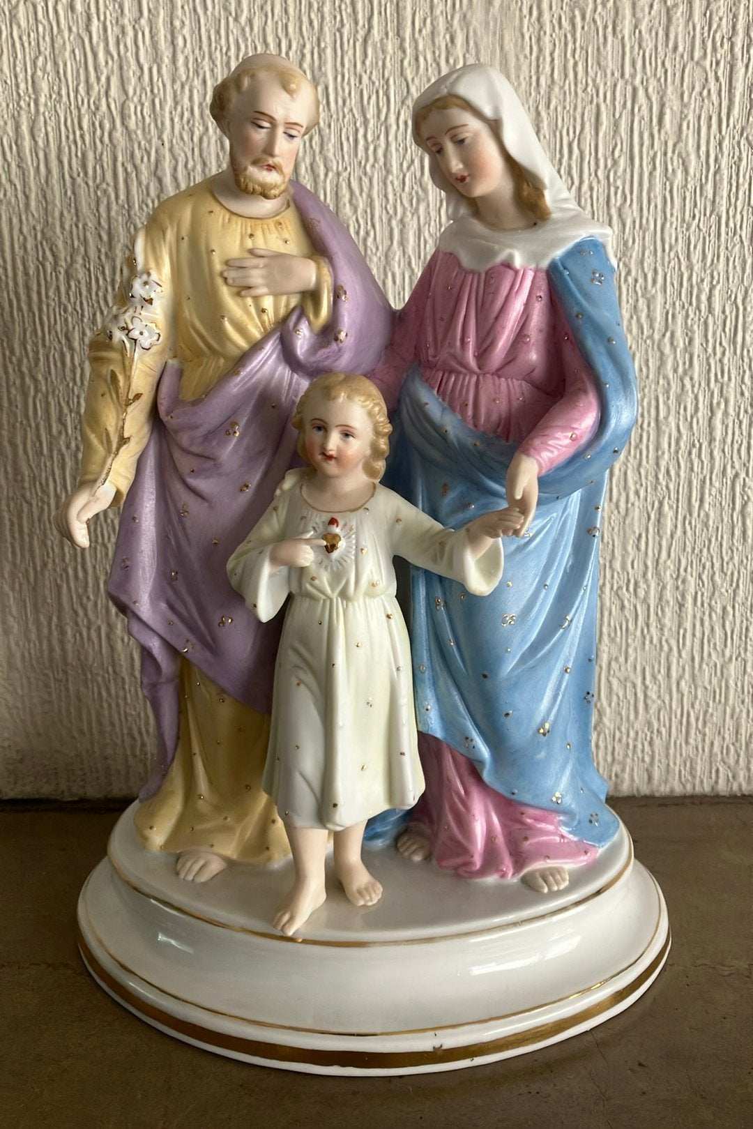 Statue ancienne en porcelaine biscuitée, Antiquités & Art, Enlèvement ou Envoi