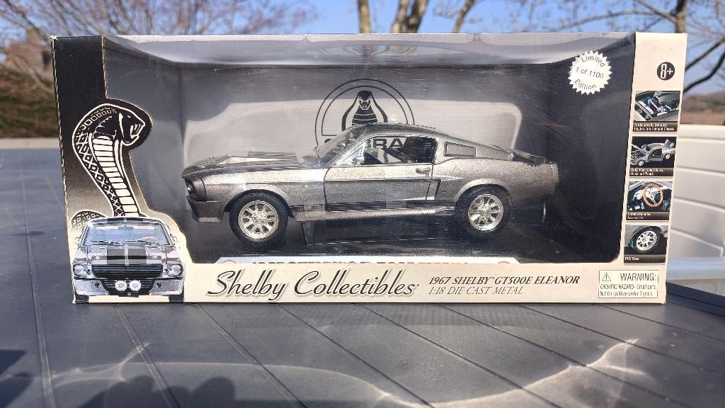 Ford Mustang Shelby GT500 Eleanor 1 van 1100 gesigneerd, Ophalen, Nieuw, Auto, Overige merken