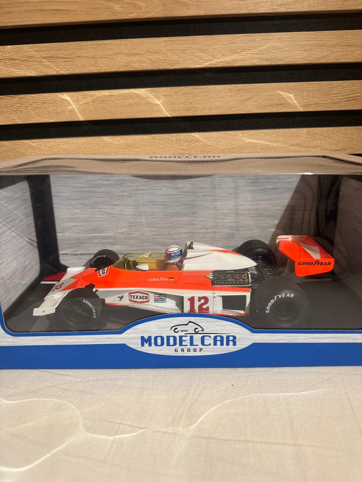 Modelcar , McLaren - Ford M23 , Jochen Maas, Ophalen of Verzenden, Zo goed als nieuw