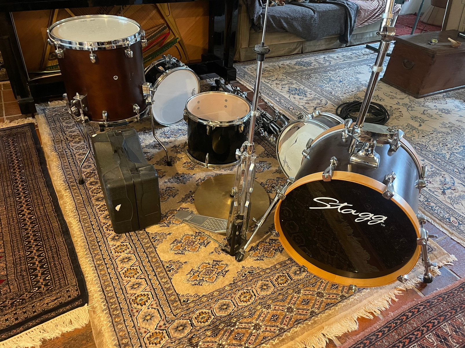 Drumstel, Musique & Instruments, Batteries & Percussions, Enlèvement, Utilisé