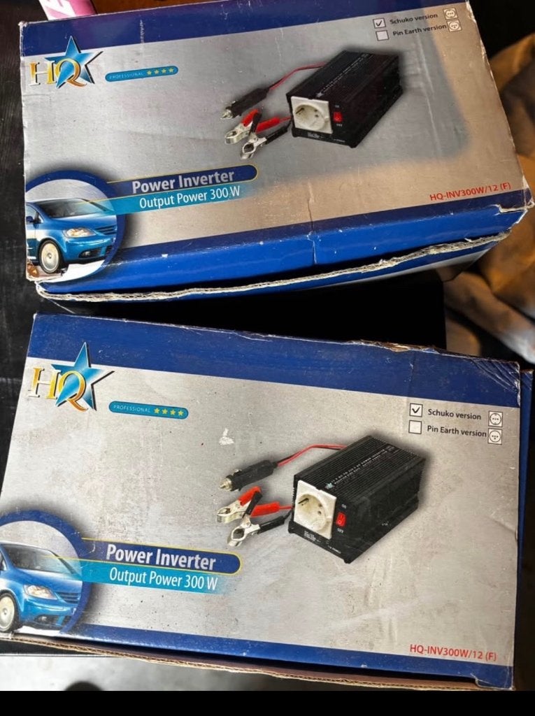 Power inverter 12V naar 220V, Caravans en Kamperen, Ophalen, Gebruikt