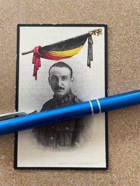 14-18 Le brancard DE VEL Merksplas a tué Houthulst BOS, Enlèvement ou Envoi, Image pieuse