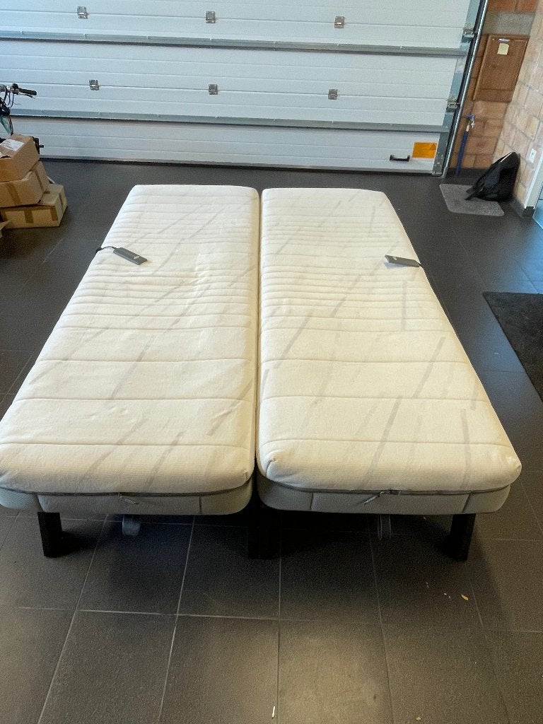 Lits + matelas Auping, Enlèvement, Sommier, 200 cm, 70 cm ou moins