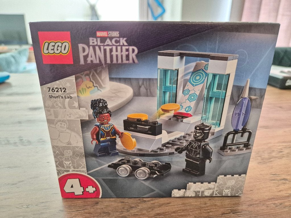 LEGO Marvel Black Panther - Shuri's Lab, Kinderen en Baby's, Ophalen, Compleet, Marvel, Lego