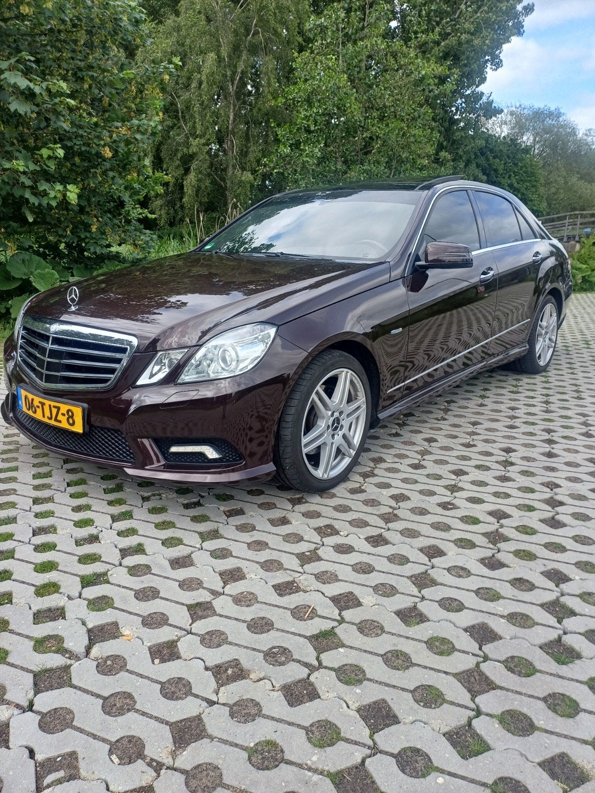 Mercedes-Benz E-Klasse E350 CDI Sedan Aut7 2011 Bruin, Auto's, Automaat, Bruin, 2987 cc, Bruin