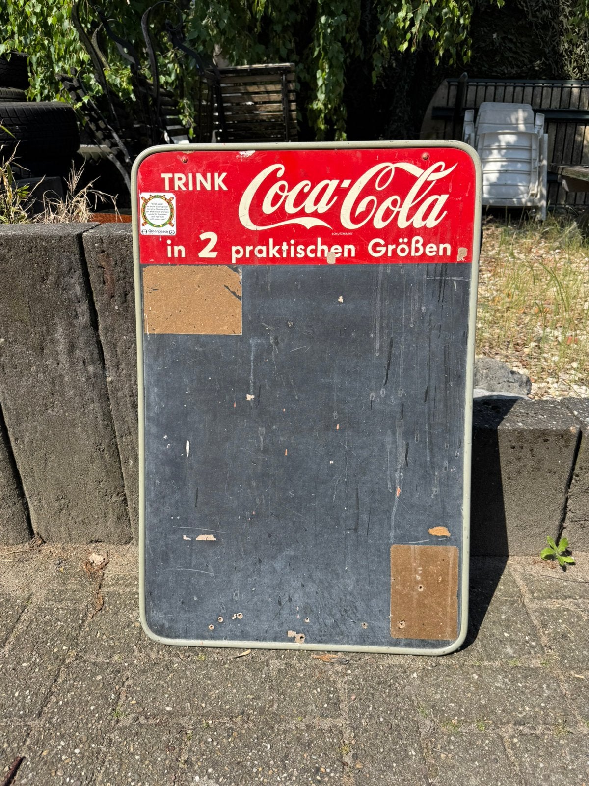 Coca Cola oud reclamebord, Verzamelen, Merken en Reclamevoorwerpen, Gebruikt, Reclamebord, Ophalen of Verzenden
