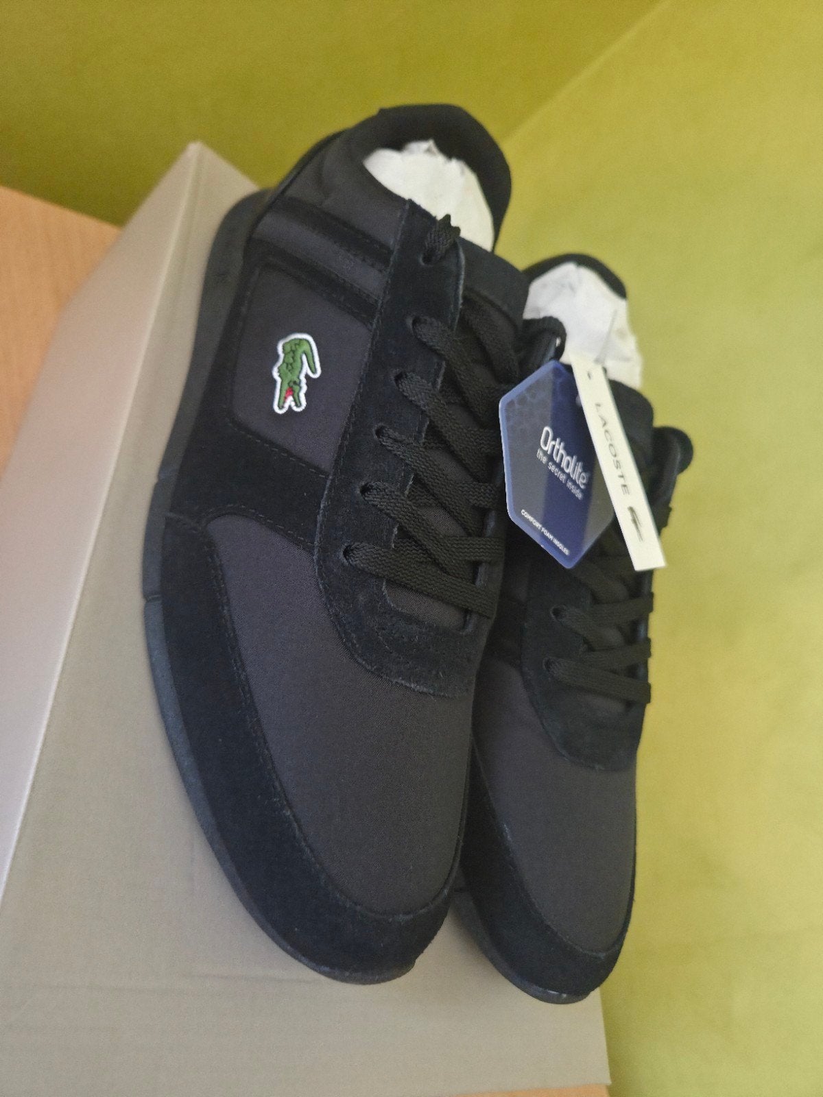 Chaussure lacoste menerva noir 40 original, Enlèvement ou Envoi, Noir