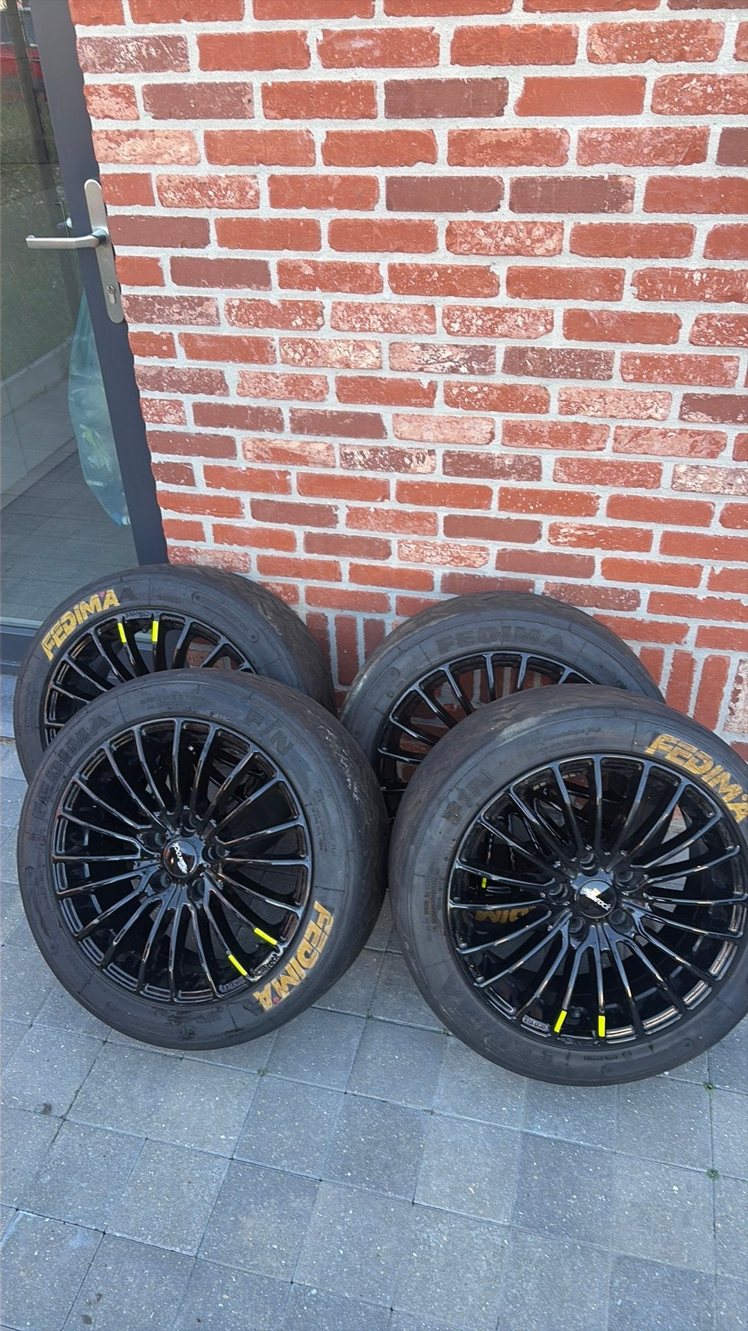 Rally banden op velg 225/45 R17 5x120, Ophalen of Verzenden, Band(en)