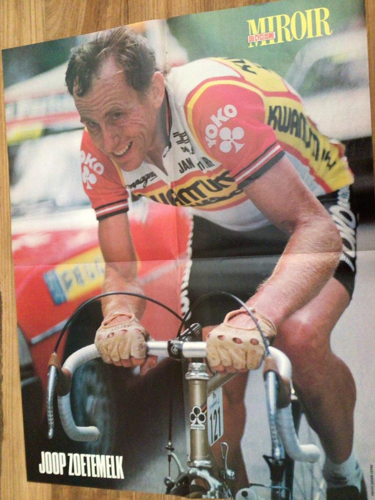Wielerposter team colnago joop zoetemelk, Verzenden, Zo goed als nieuw