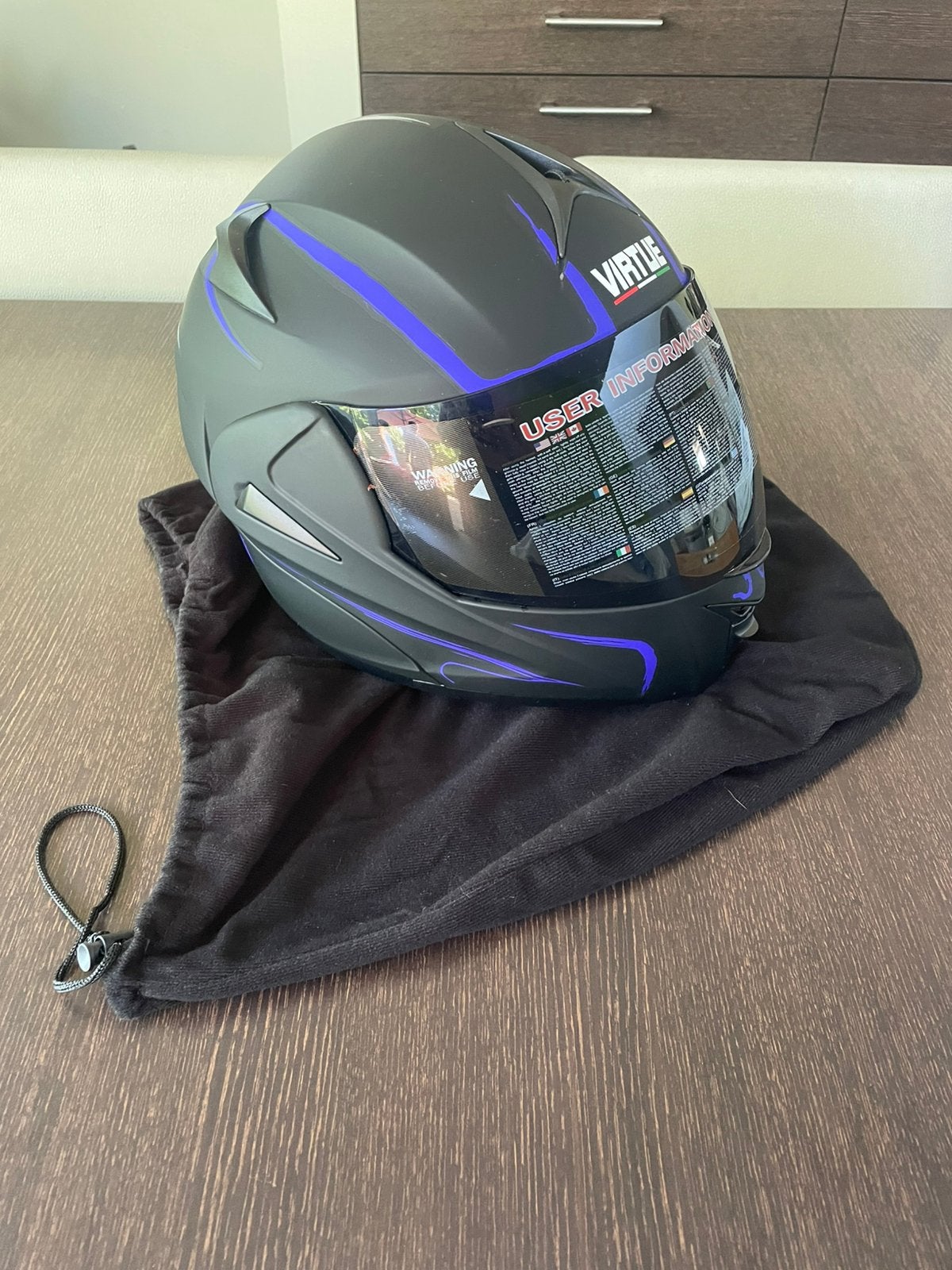 Helm integraal Virtue NIEUW Casque integral NOUVEAU, Enlèvement ou Envoi, XL, Casque intégral