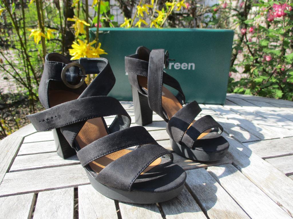 Paul Green zwarte sandalen met hoge hak 37, Kleding | Dames, Schoenen, Zwart, Nieuw, Ophalen of Verzenden, Paul Green