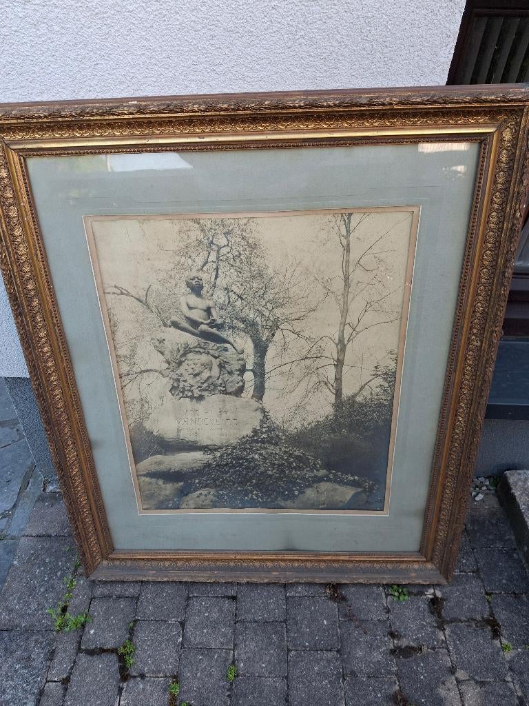antieke litho 'Gebr Vd Velde Gent'  jonge Sakala dd1800, Antiek en Kunst, Ophalen