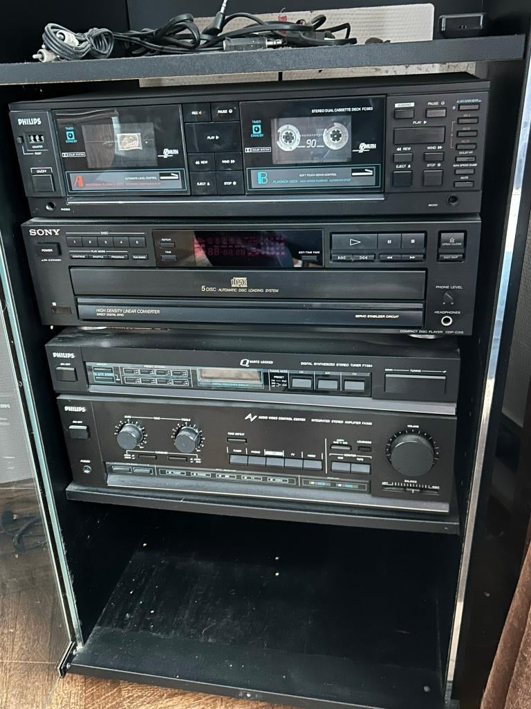 Stereo toren, Audio, Tv en Foto, Stereoketens, Ophalen, Philips, Gebruikt, Cd-speler