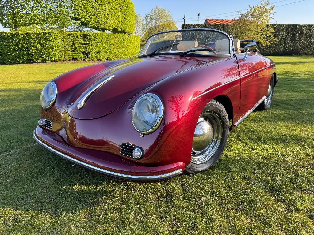 PORSCHE 356 SPEEDSTER REPLICA - CHESIL - 1967 - TOPSTAAT, Auto's, Achterwielaandrijving, Beige, 4 cilinders, Cabriolet