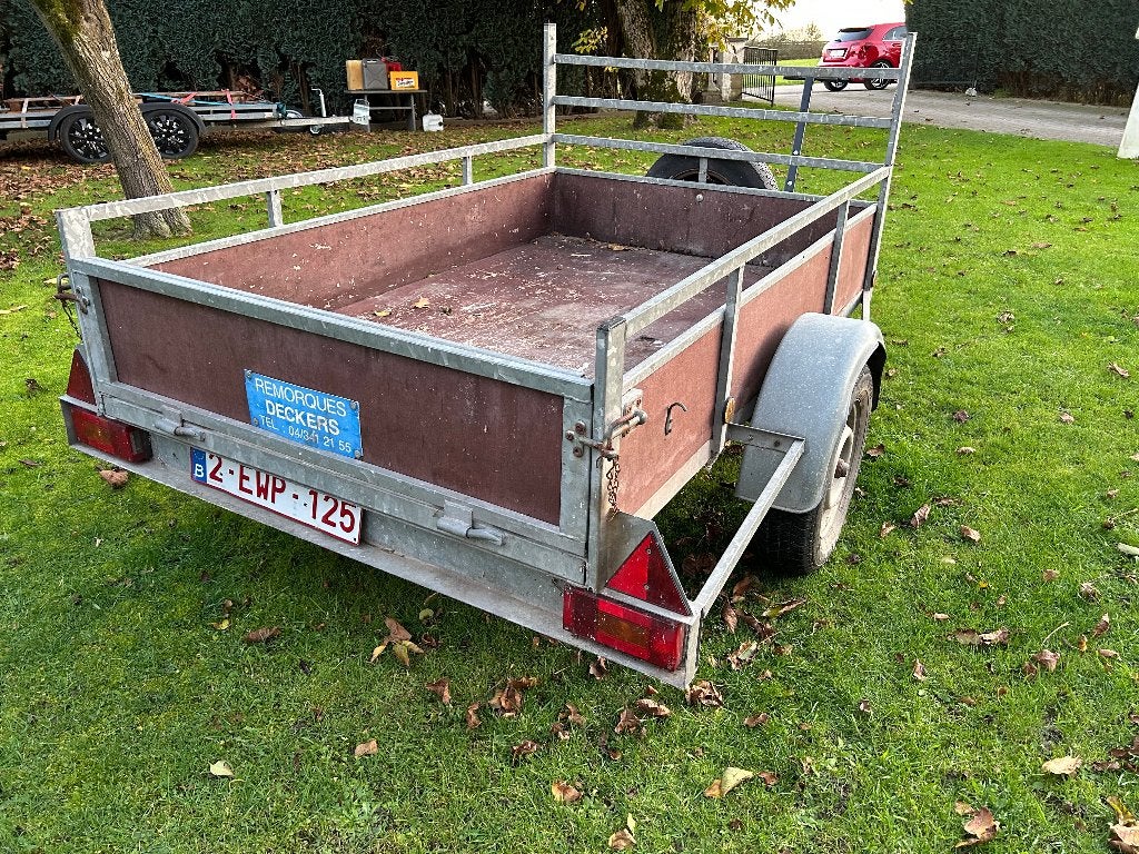 Remorque simple essieu deckers, Enlèvement, Utilisé