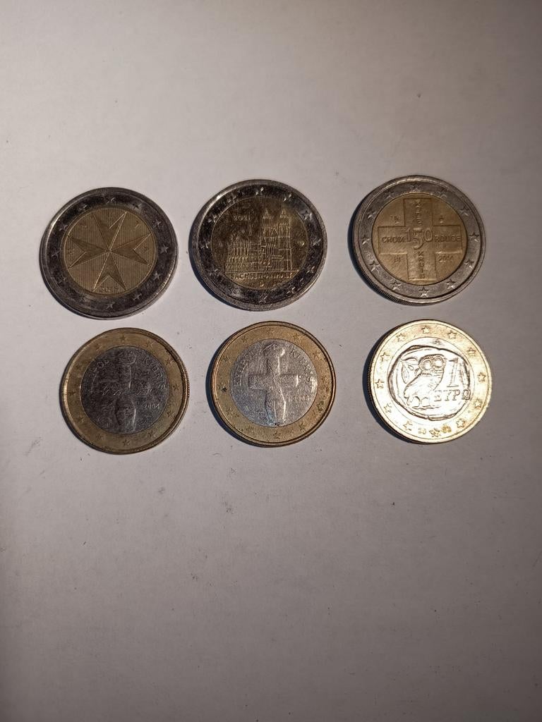 Verschillende Euromunten, Postzegels en Munten, Munten | Europa | Euromunten, Ophalen of Verzenden, België