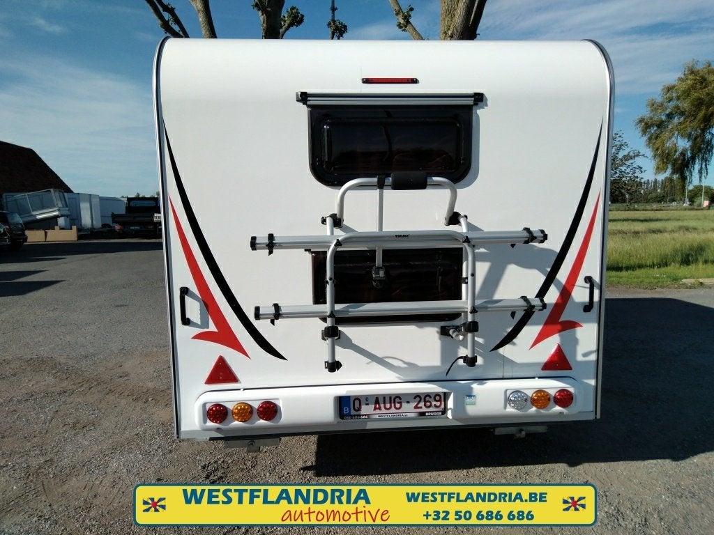 Caravane pour 4 personnes, modèle Demo, MTM 1000 kg, Caravanes & Camping, Caravanes, Entreprise, Lit transversal, Jusqu'à 4 m