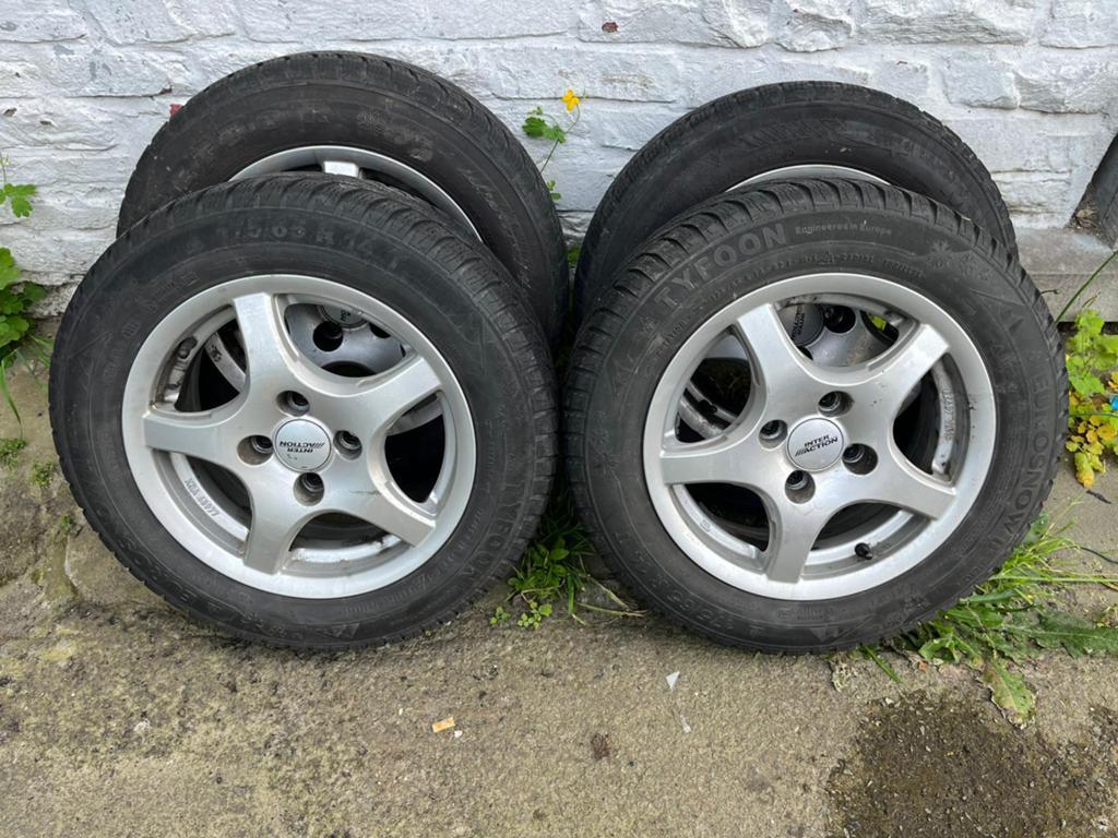 Winterset 175/65 R14 - Inter Action velgen, Ophalen, Winterbanden, Band(en)