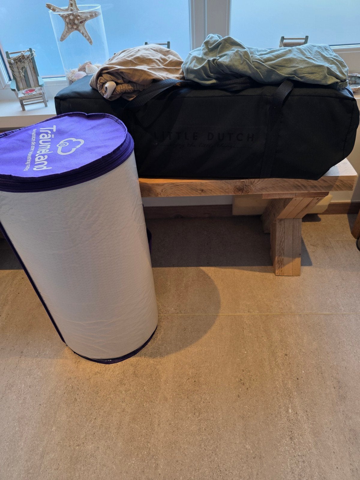 Little dutch reisbedje met matras en 2 hoeslakens, Ophalen, Matras