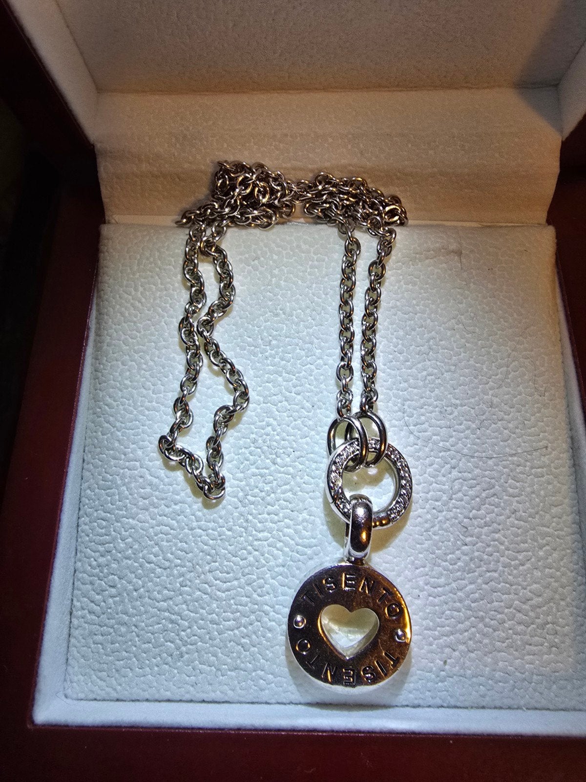 Ti Sento en argent massif, Bijoux, Sacs & Beauté, Enlèvement ou Envoi, Argent, Argent, Avec pendentif