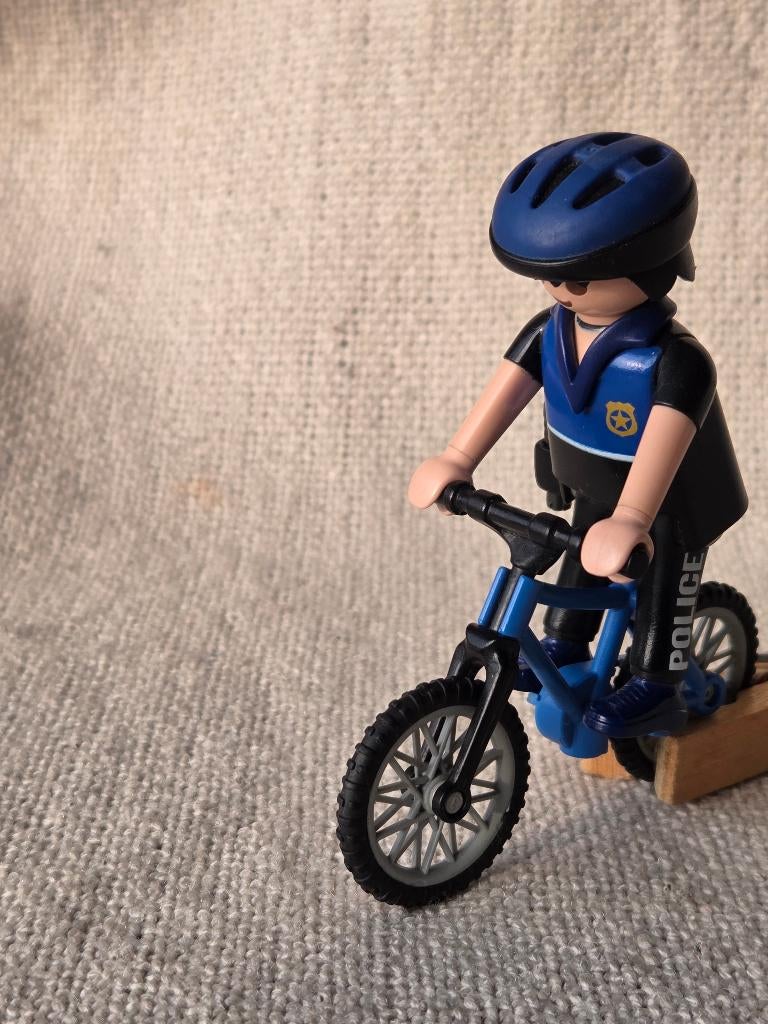 Playmobil Politie Fiets (3168), Kinderen en Baby's, Speelgoed | Playmobil, Ophalen of Verzenden, Zo goed als nieuw, Complete set