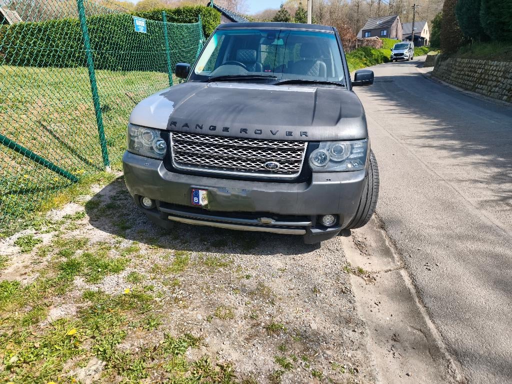 Range Rover Vogue 4.4v8 lpg, Autos, Cuir, Argent ou Gris, Achat, 2 places