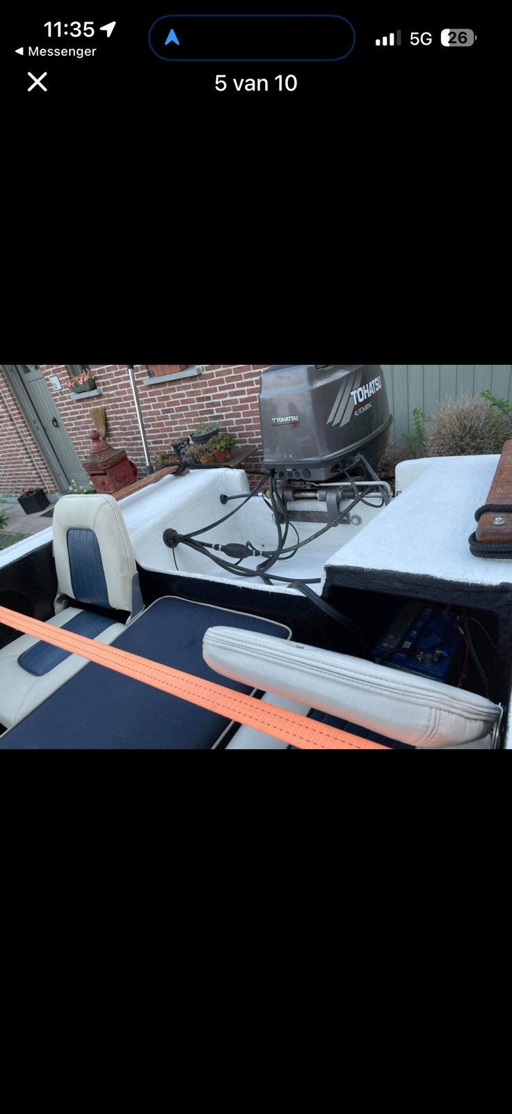 Speedbootje 50pk 2takt tohatsu, Ophalen, Zo goed als nieuw