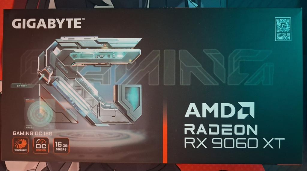 GIGABYTE Radeon RX 9060 XT GAMING OC 16G, Enlèvement, GDDR6, AMD, PCI