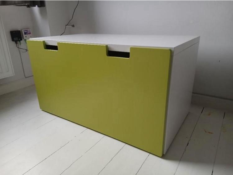 Boîte de rangement Ikea Stuva blanc vert, Enlèvement, Utilisé