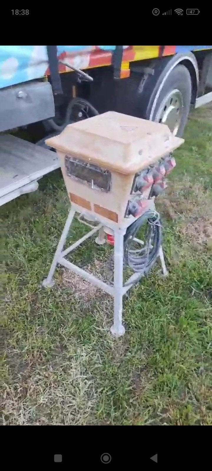 Coffret électrique de chantier, Enlèvement