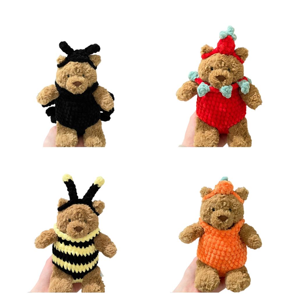 Vêtements au crochet pour petit ours Barthélemy Jellycat, Enlèvement ou Envoi, Comme neuf