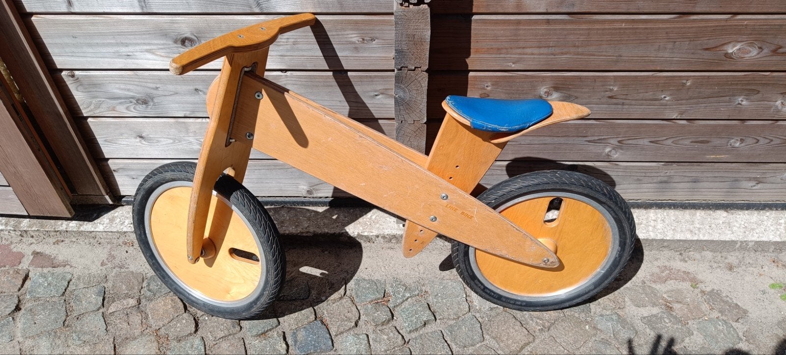 grote loopfiets hout Like-a-bike maxi, Fietsen en Brommers, Ophalen, Gebruikt, 16 tot 20 inch, Like a bike