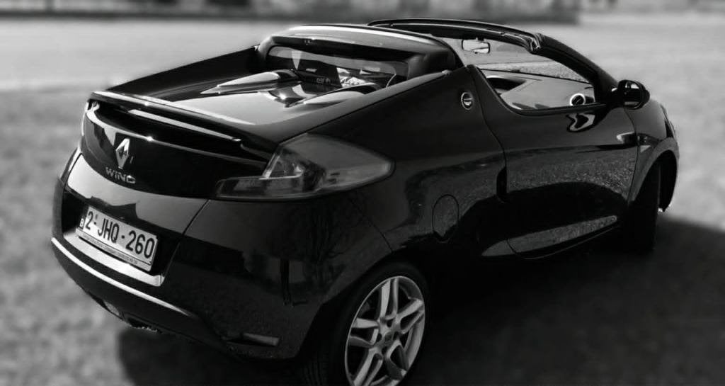 Renault Wind, Auto's, Renault, Particulier, Wind, Benzine, Euro 4, Cabriolet, 2 deurs, Zwart, Zwart, Leder en Alcantara, Ophalen