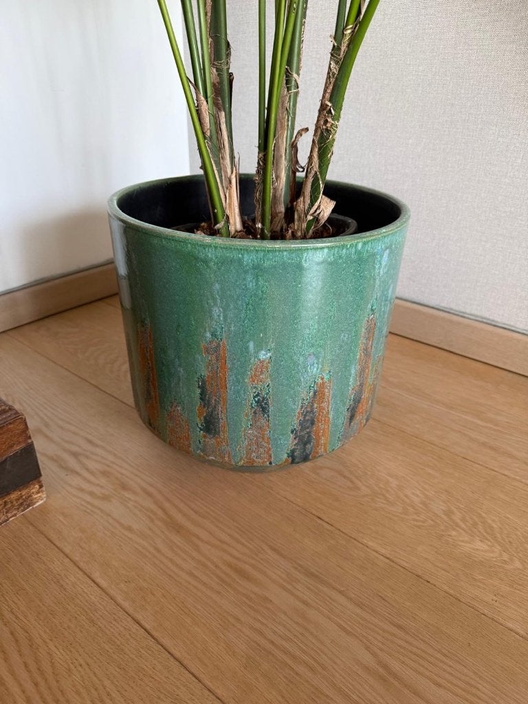 Cache pot, Jardin & Terrasse, Pots de fleurs, Enlèvement, Comme neuf, Autres matériaux