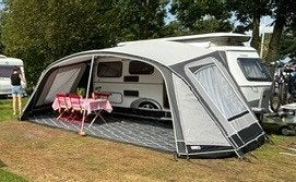 Voortent + luifel Unico Bologna Eriba Touring Troll 530, Caravans en Kamperen, Ophalen, Gebruikt, Ten Cate All Season 200g/m2