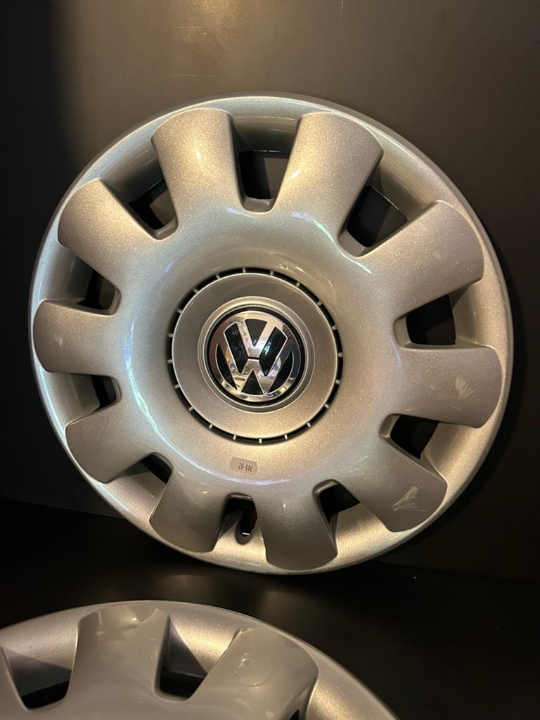 4 enjoliveurs d’origine vw polo caddy golf 4,5,6,7,8 15", Autos : Divers, Enlèvement ou Envoi, Comme neuf