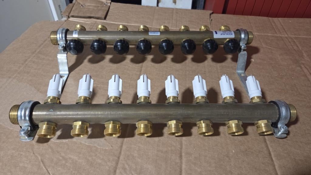 Collecteur Chauffage Sol HENCO - 8 circuits, Enlèvement, Neuf, Autres types