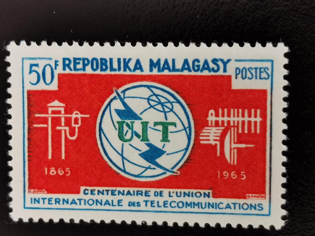 Madagascar 1965 - Télécommunications **, Enlèvement ou Envoi, Autres pays, Non oblitéré