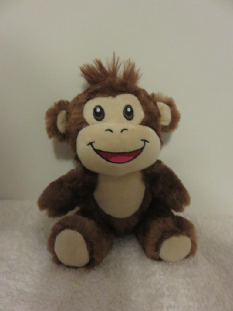 Knuffel : Aapje - Buddies - Build a Bear, Kinderen en Baby's, Ophalen of Verzenden, Zo goed als nieuw, Overige typen