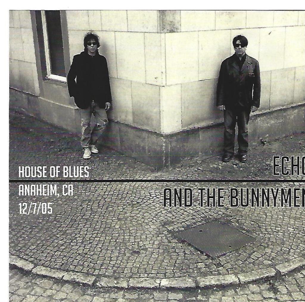 2 CD's Echo & The Bunnymen - House Of Blues Anaheim 2005, Cd's en Dvd's, Cd's | Pop, Verzenden, Zo goed als nieuw