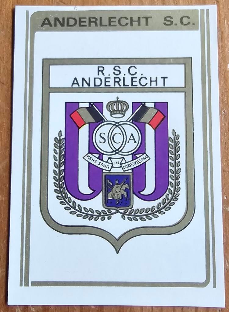 Panini Football 73-74 nr 1 Badge Anderlecht ongebruikt!, Verzenden, Zo goed als nieuw, Sticker