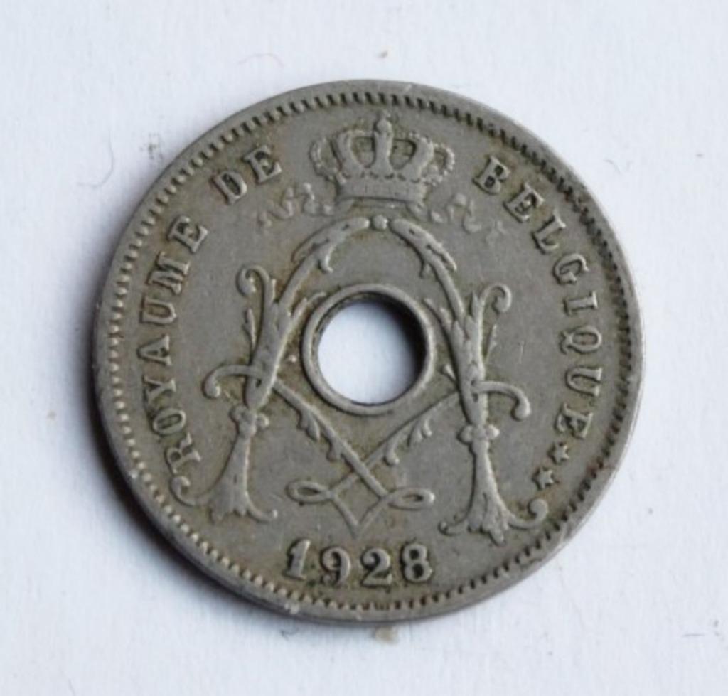 5 CENT ALBERT 1 BELGIE 1928 FR, Postzegels en Munten, Ophalen of Verzenden, Overig, Losse munt