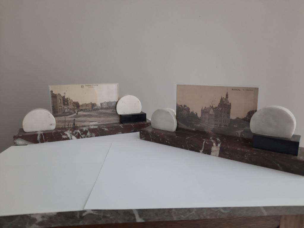 vintage fotohouders met origineel glas, Antiquités & Art, Curiosités & Brocante, Enlèvement ou Envoi