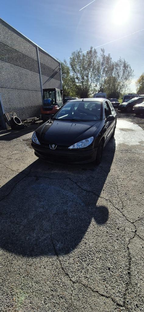 Peugeot 206, Auto's, Peugeot, Bedrijf, Te koop, Benzine, Euro 4, 3 deurs, Handgeschakeld, Zwart, Grijs, Stof, Ophalen