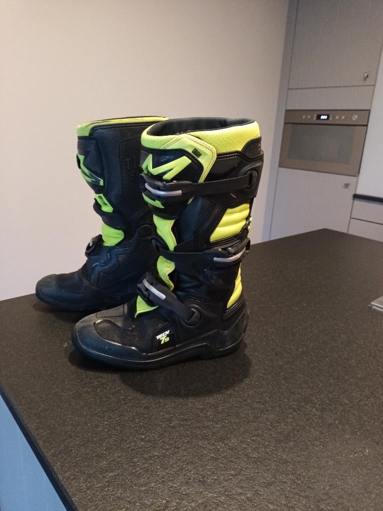 Crosslaarzen Alpinestars tech 7s, Motos, Seconde main, Bottes, Enfants, Enlèvement